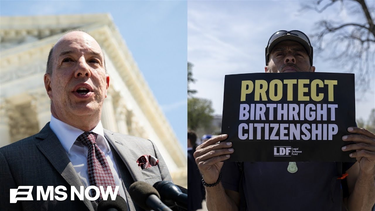 SCOTUS considers limits to birthright citizenship: 'Off the wall theory'