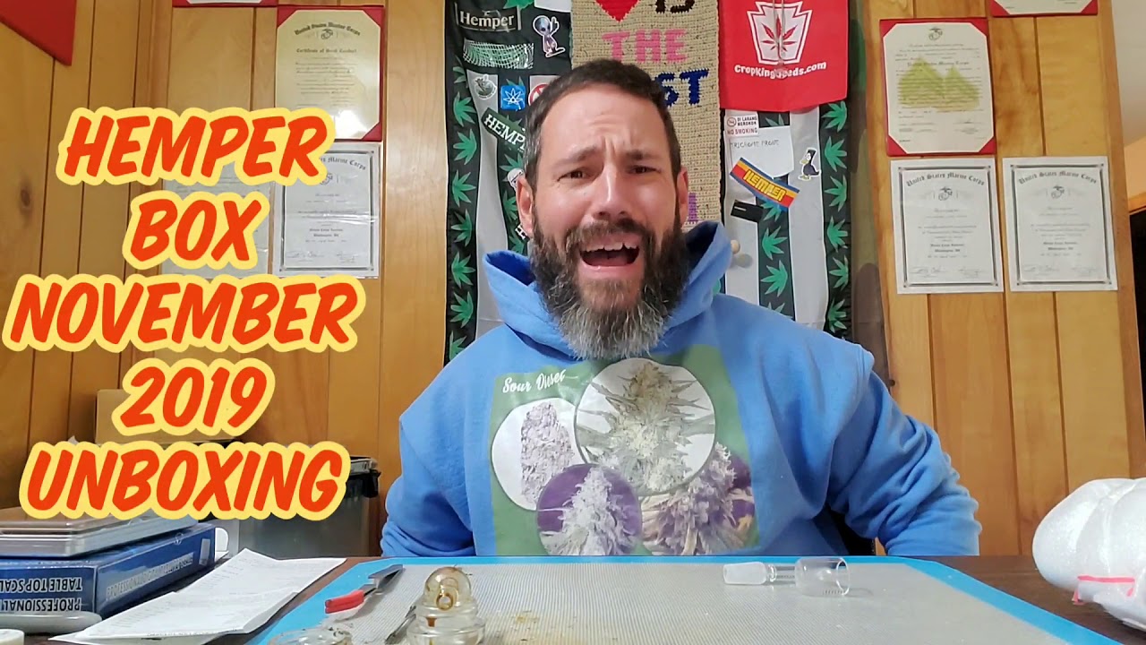 HEMPER BOX NOVEMBER 2019 UNBOXING