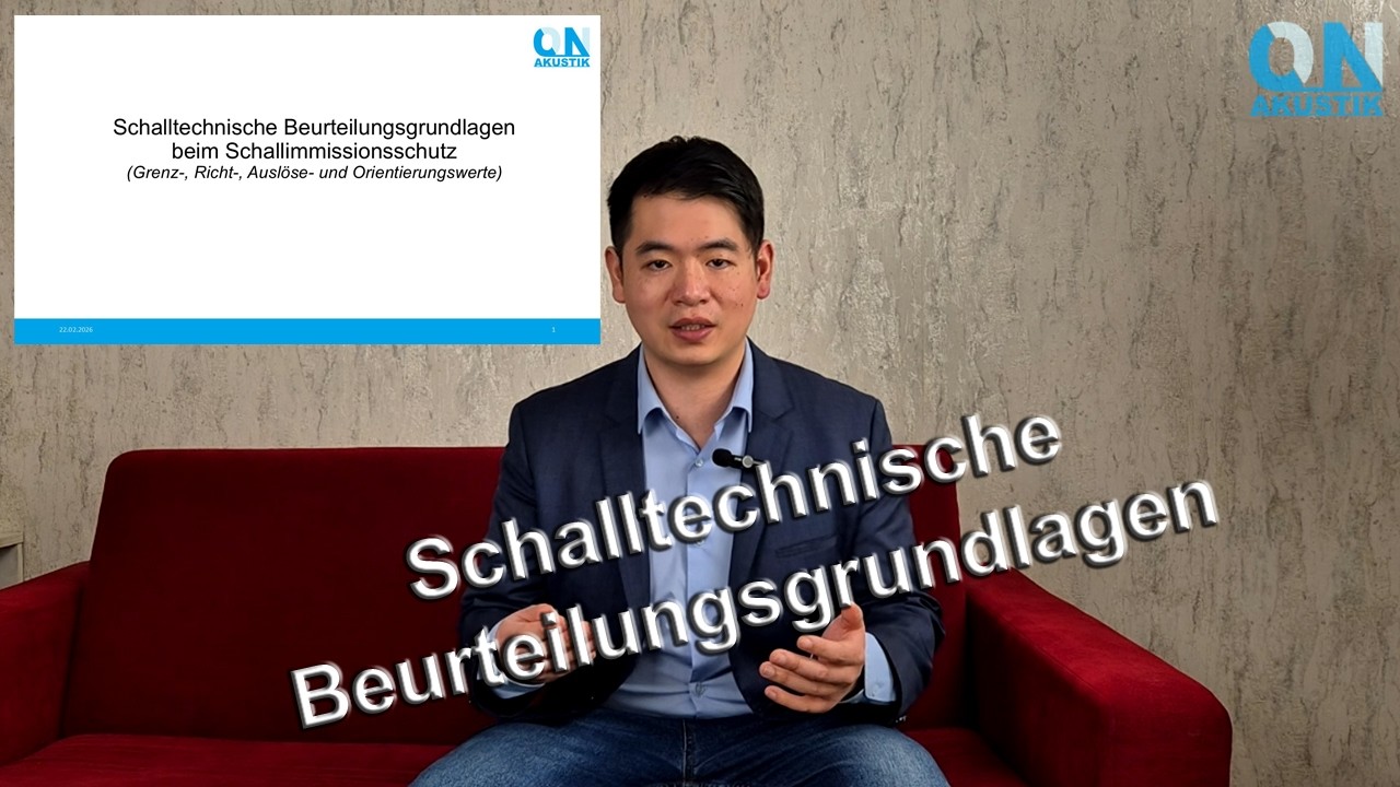 Schalltechnische Beurteilungsgrundlagen - DIN 18 005 - TA Lärm - 16. BImSchV - 18. BImSchV