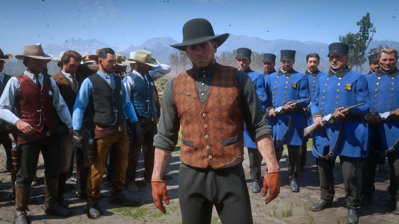 AKU COBA MENYERBU PULAU MERAH BERSAMA 50 SHERIFF DI RDR 2