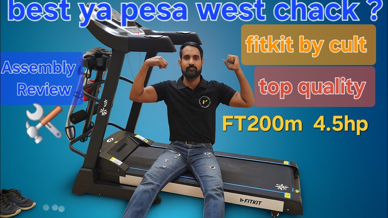 Fitkit FT200M Treadmill Full Review & Assembly | 4.5HP Peak | Auto Incline | Home Gym Fitness Setup