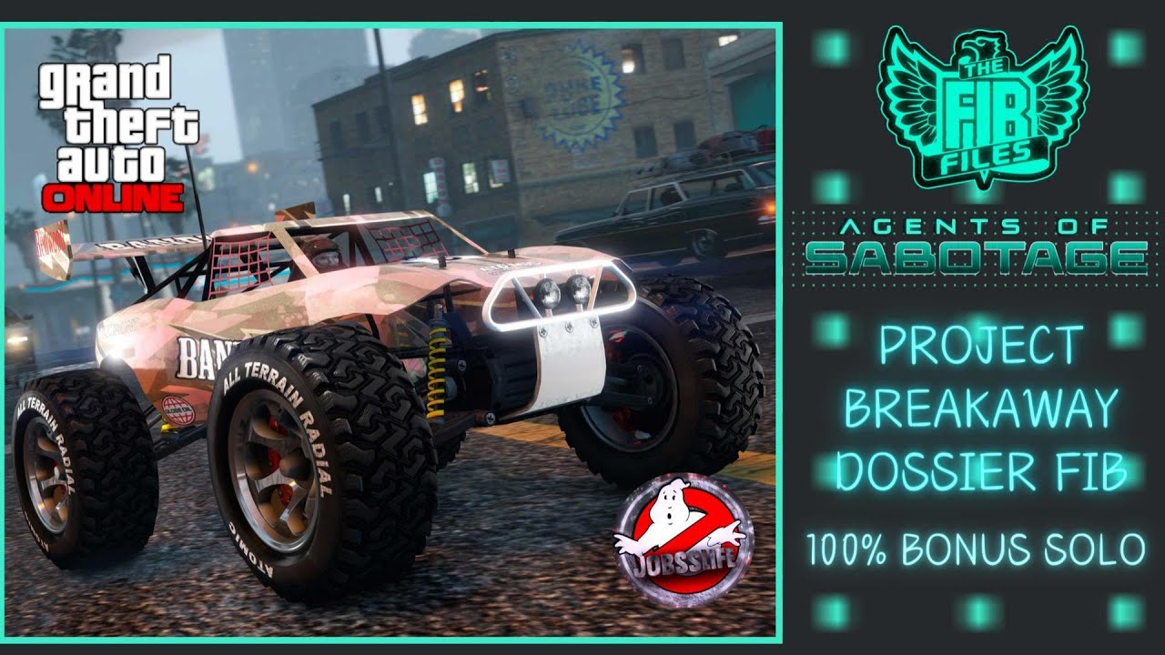 BREAKAWAY DOSSIER FIB TOUS LES DÉFIS BONUS 100% SOLO SUR GTA ONLINE