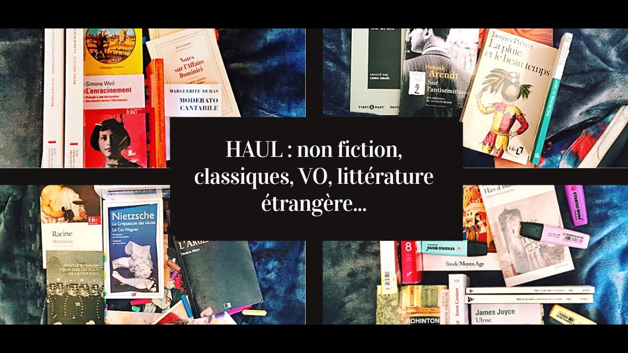 Essais et classiques &eacute;trangers (Book haul #3)