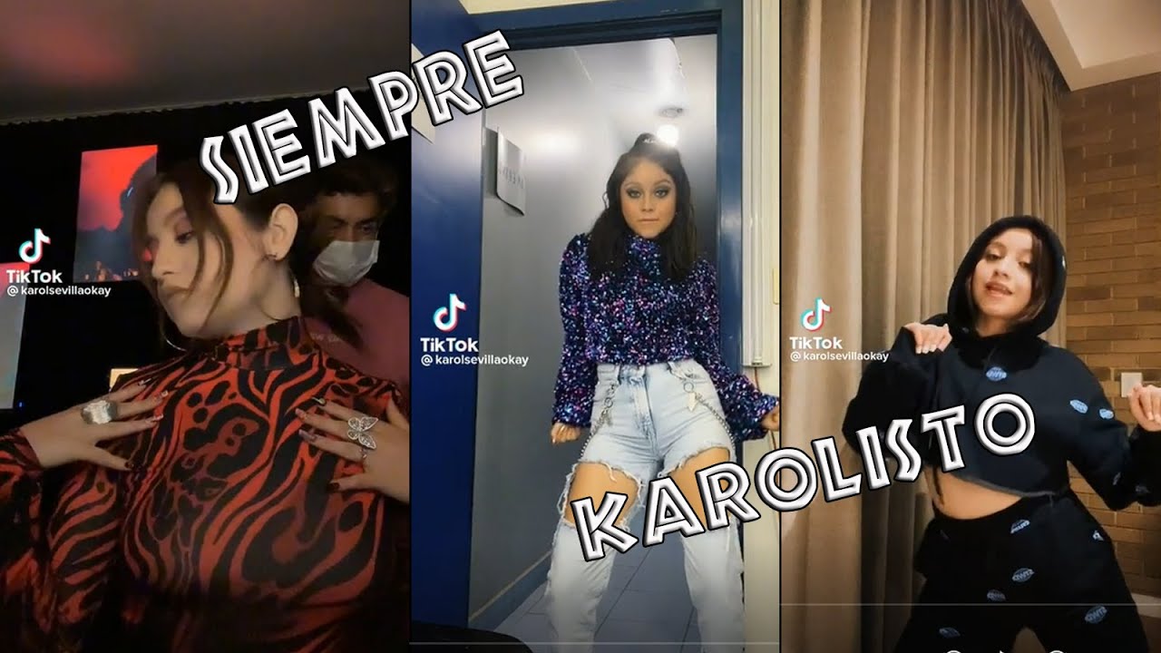 BAILANDO CON KAROL SEVILLA - TIK TOK
