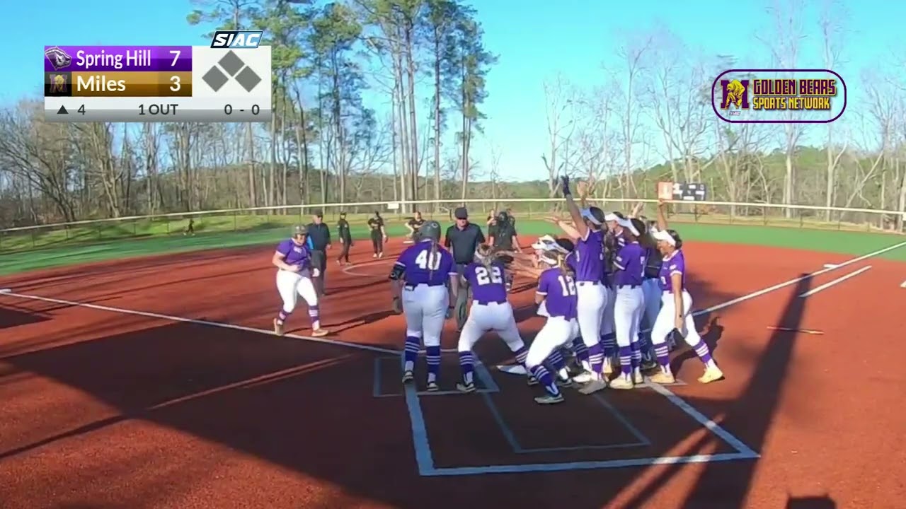Miles vs Spring Hill Softball Highlights