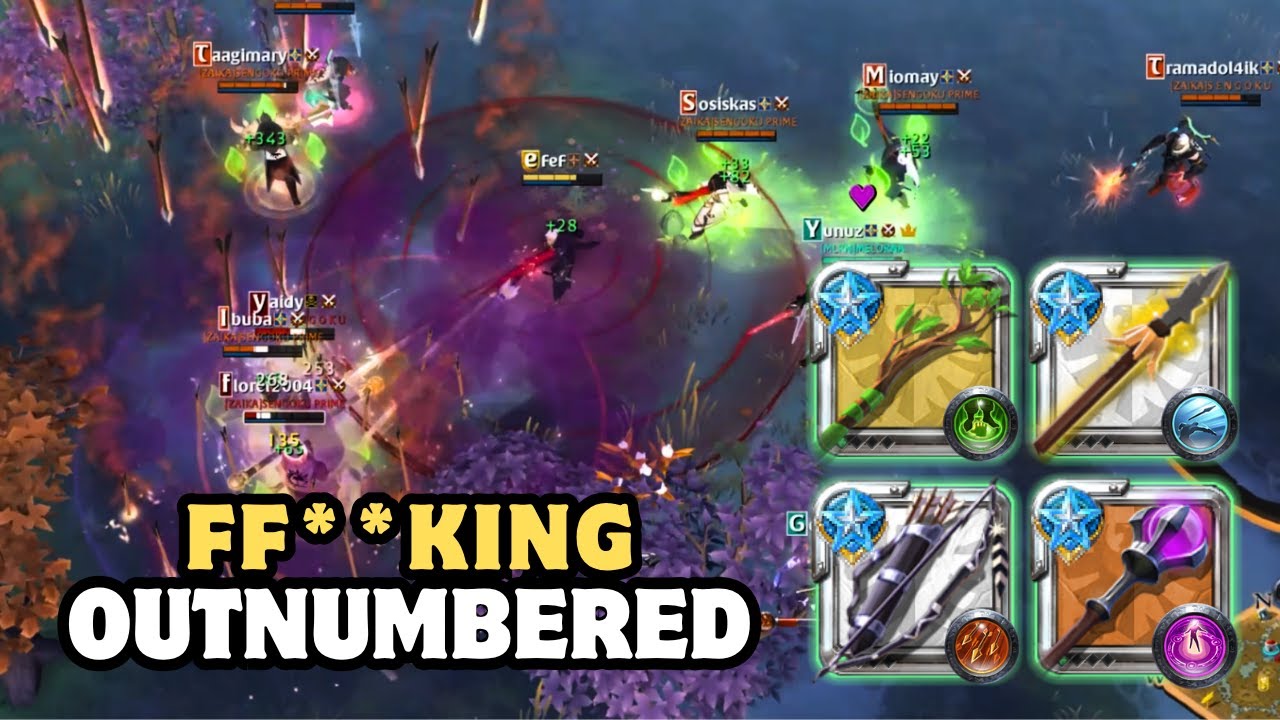 4vX | FF**King Outnumbered | eFeF | Albion Online