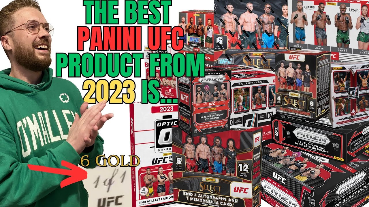 RANKING & OPENING EVERY PANINI UFC PRODUCT FROM 2023 | Best Product of The Year | 6 Gold & 1/1 $1600