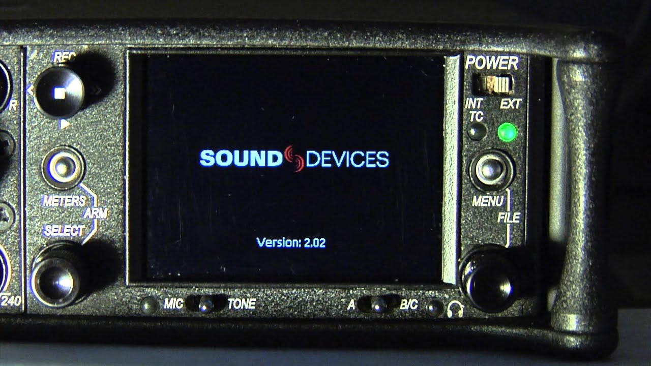 Sound Devices 664 Tutorial Actualización del Firmware