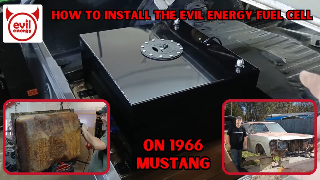 How to Install the fuel cell a 1966 Mustang | Evil Energy