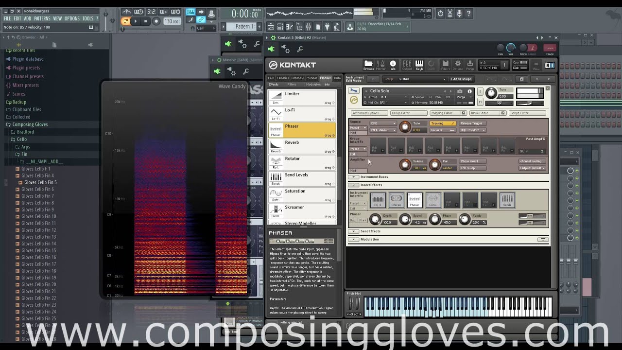 Kontakt From The Ground Up 44 - Phaser