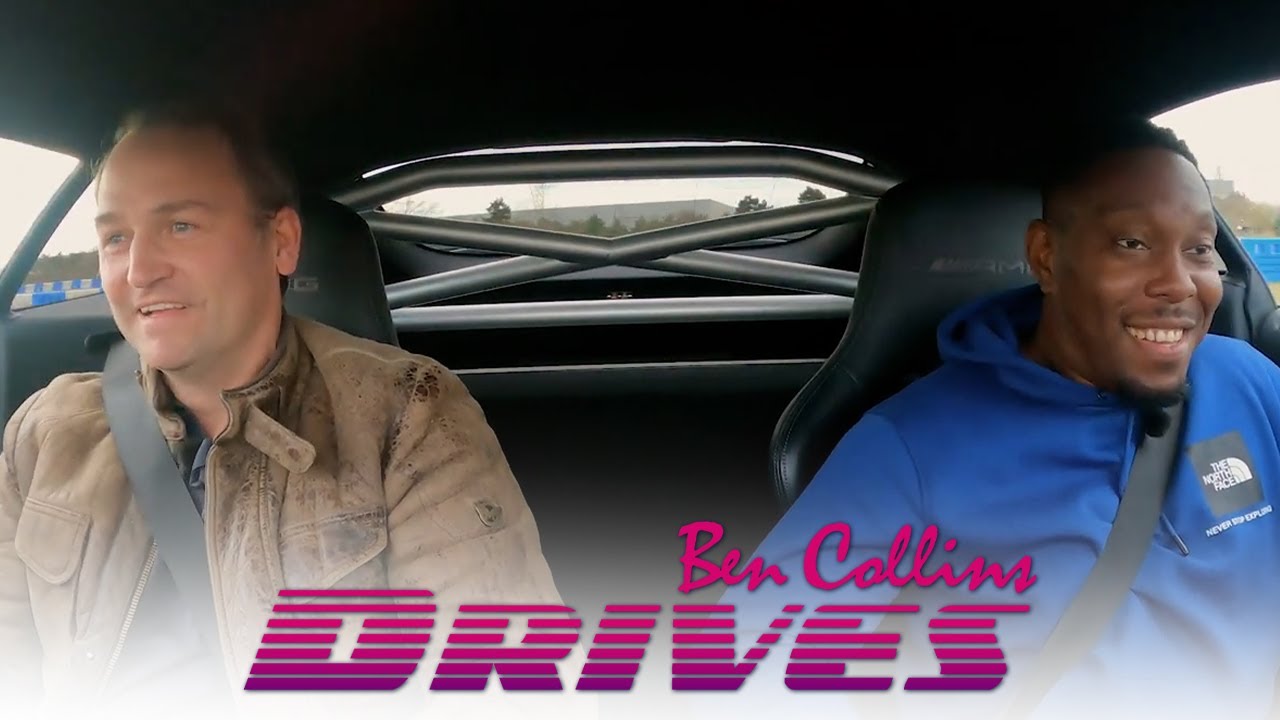 DIZZEE RASCAL ripping a SUPERCAR with The O.G. STIG BEN COLLINS