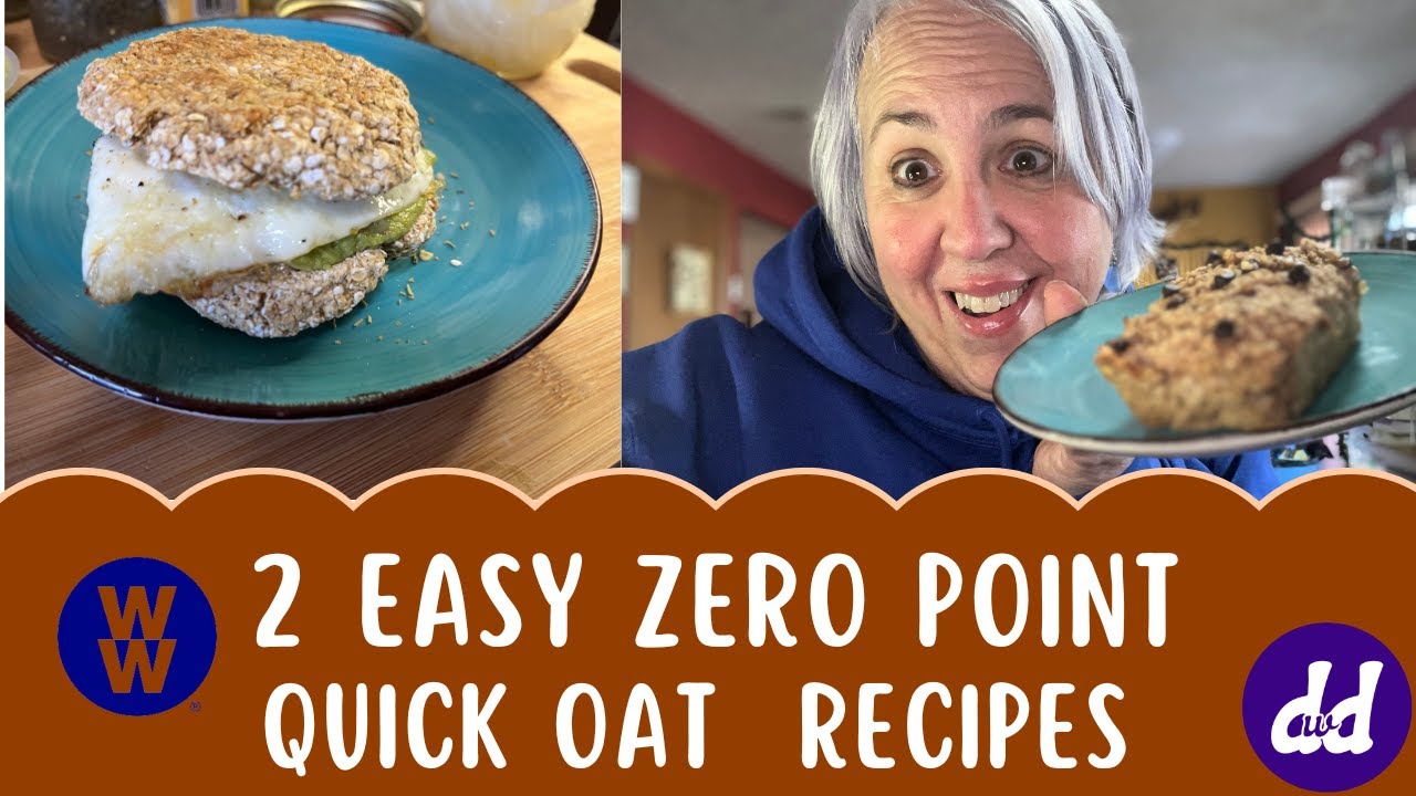 Zero WW Point Bagel | Zero WW  Point Banana Bread | Easy Zero WW Point Breakfast Idea | #wwmealprep