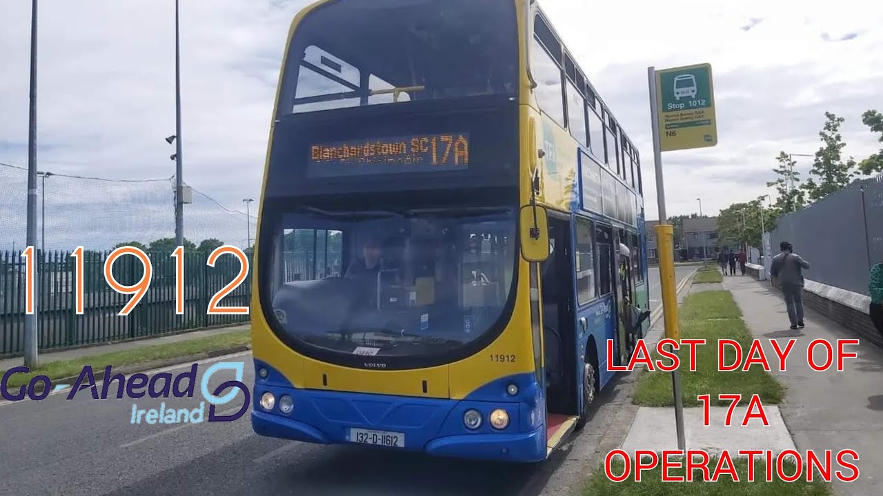 GoAhead Ireland Volvo B9TL/ Wright Gemini 2, 11912 (132-D-11612) | Route 17A | 28/5/2022