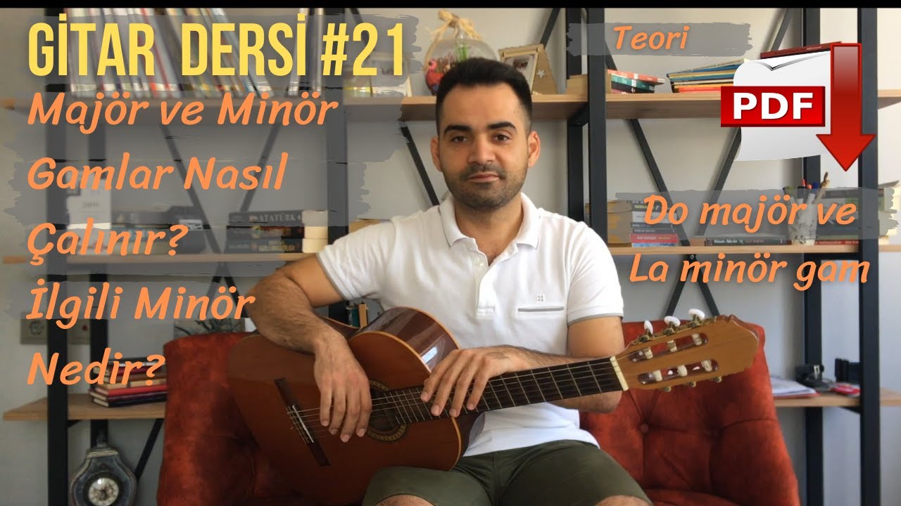 Gitar Dersi #21 Majör ve Minör Gamlar -Do majör ve La minör gamlar nasıl çalınır? - İlgili Minör