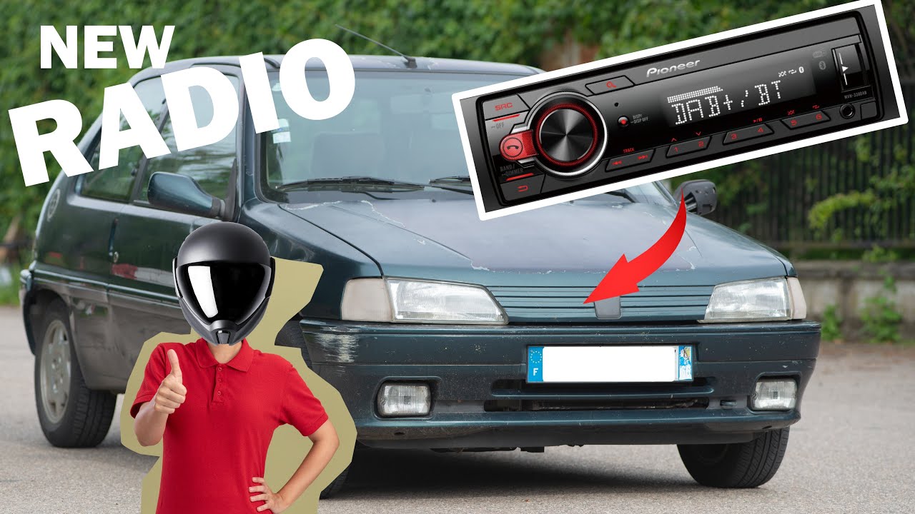 Installation radio Peugeot 106