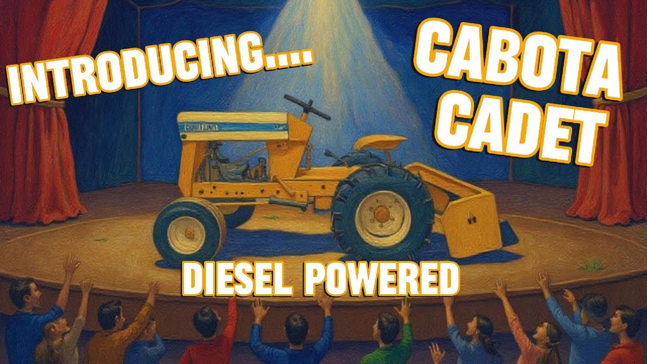 Представлен первый в мире дизельный Cub Cadet 72 #Diesel #Custom #cubcadet #tractor #international