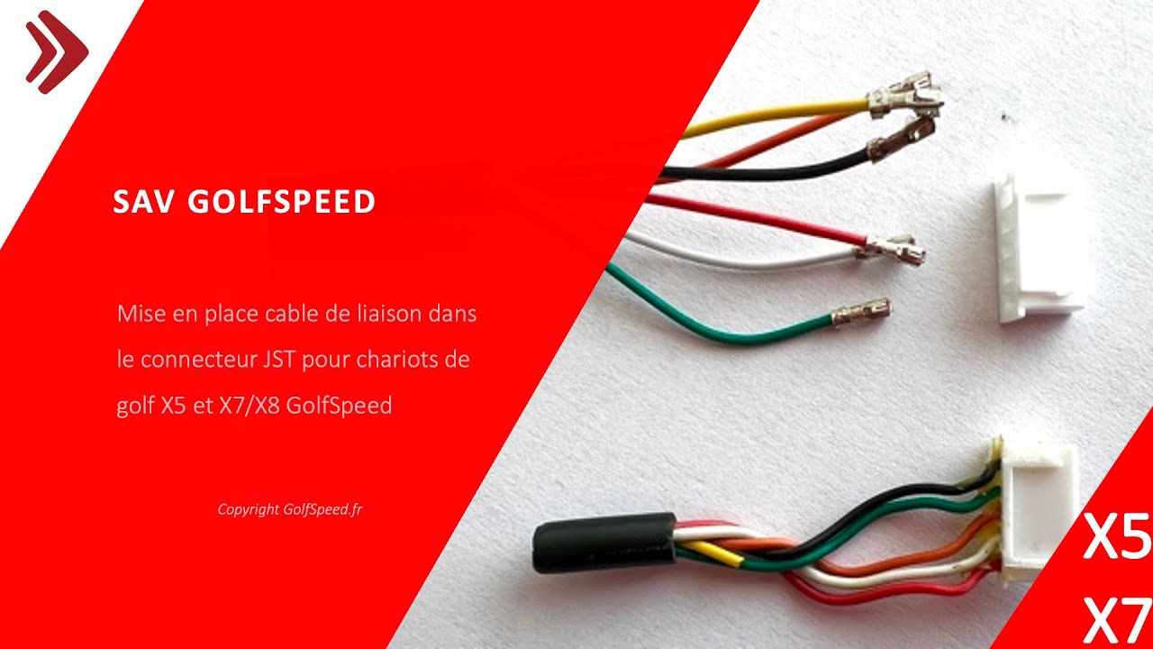 Tutoriel SAV GolfSpeed : changement du cable de liaison de votre chariot de golf X5 / X7 /X8