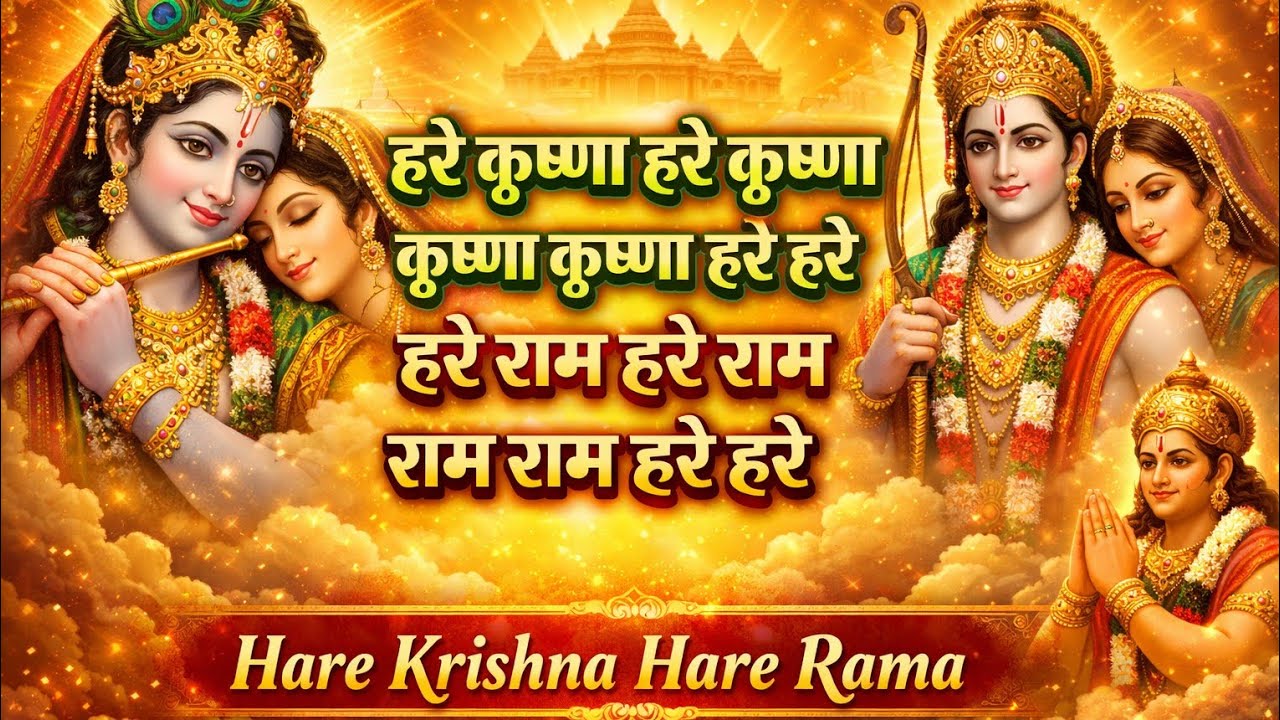 हरे कृष्णा हरे कृष्णा हरे राम राम राम हरे हरे || Hare Krishna Hare Ram 🌺🌺 (New version)