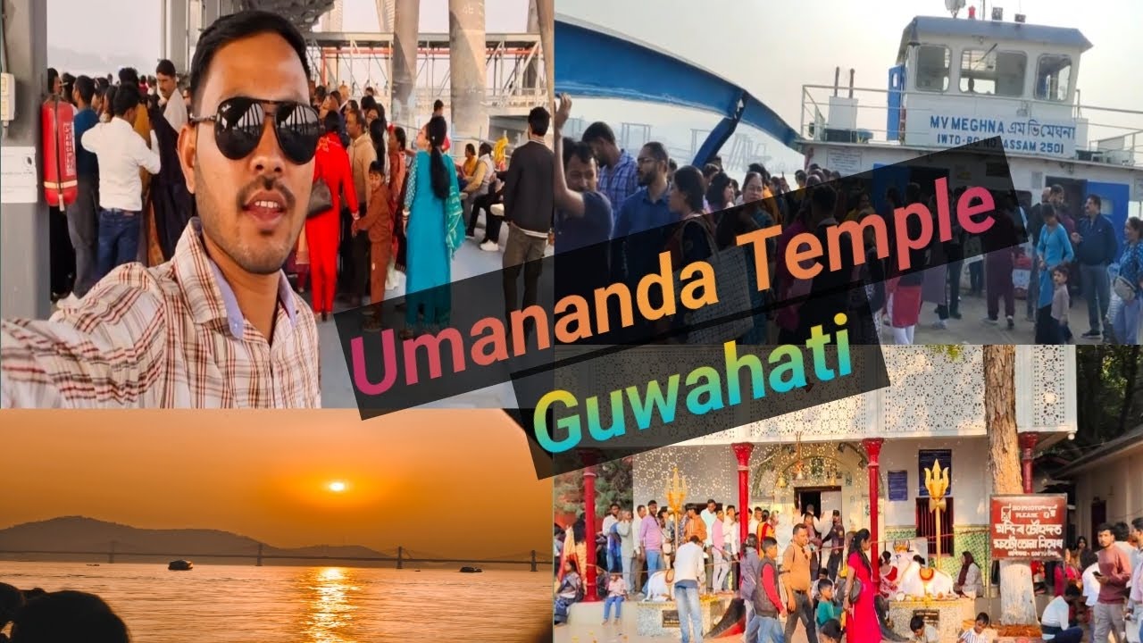 Umanand Temple 🙏🪔!! Guwahati best place 📍!! Travel vlogs 💖