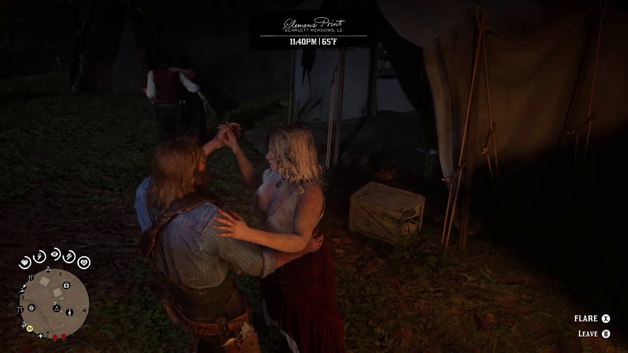 Red Dead Redemption 2: Dancing with Karen - Random Camp Encounters