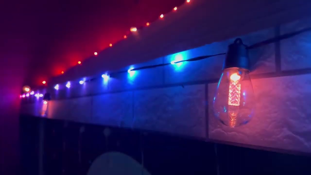 S14 Outdoor Solar String Lights, App/Remote Control RGB LED Christmas Lights #HelloFairyAPP #DIY