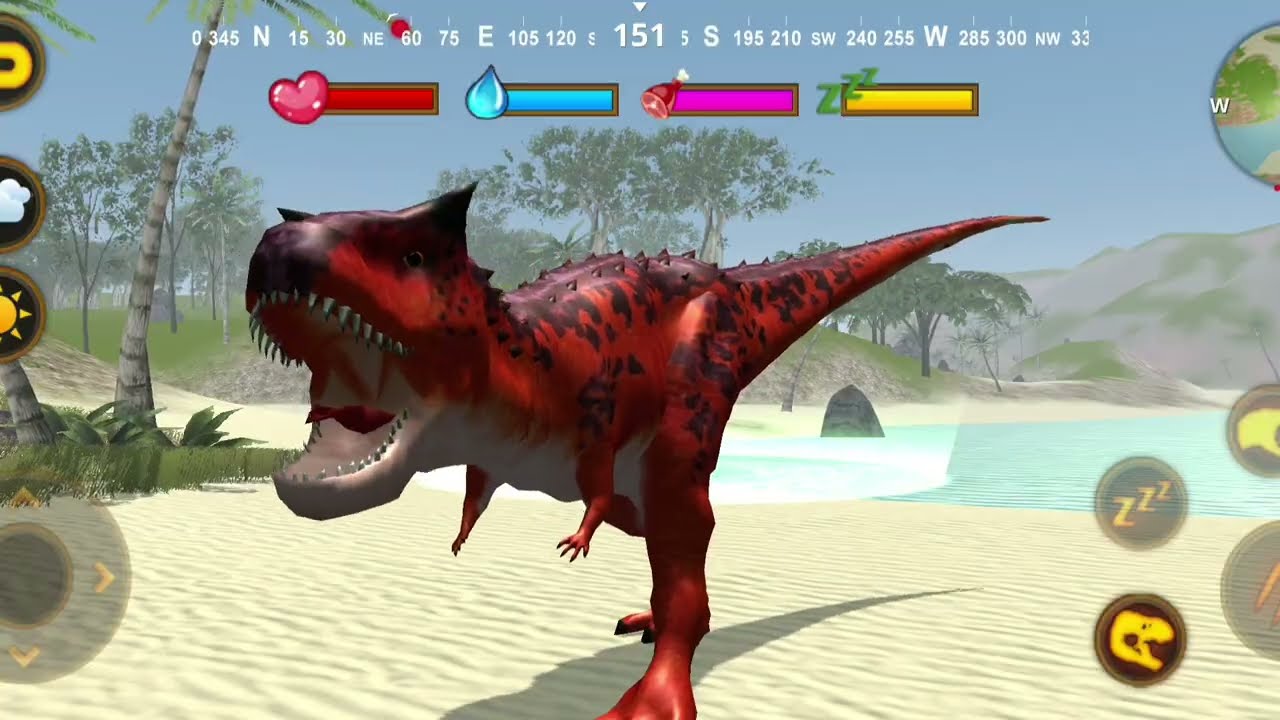 Carnotaurus Talking Simulator Android gameplay #games #dinosaur #cartoon 