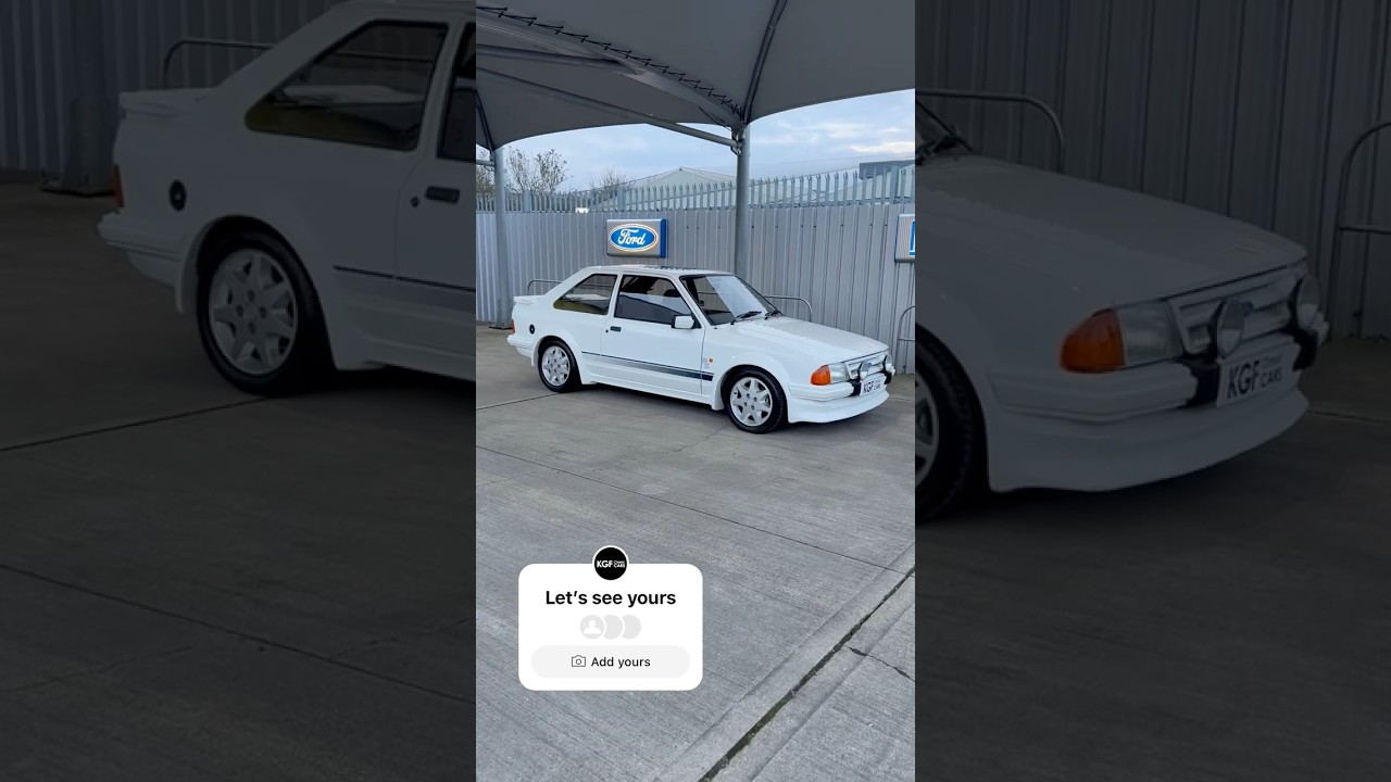 FOR SALE  A Ford Escort Series 1 RS Turbo Custom meticulously restored #classiccars #youtubeshorts
