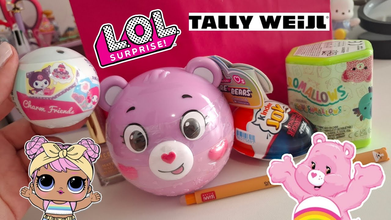 REGALI DI PRE COMPLEANNO!!! LOL Surprise Care Bears, MicroMallows, Kuromi, Legami, Kinder Joy...