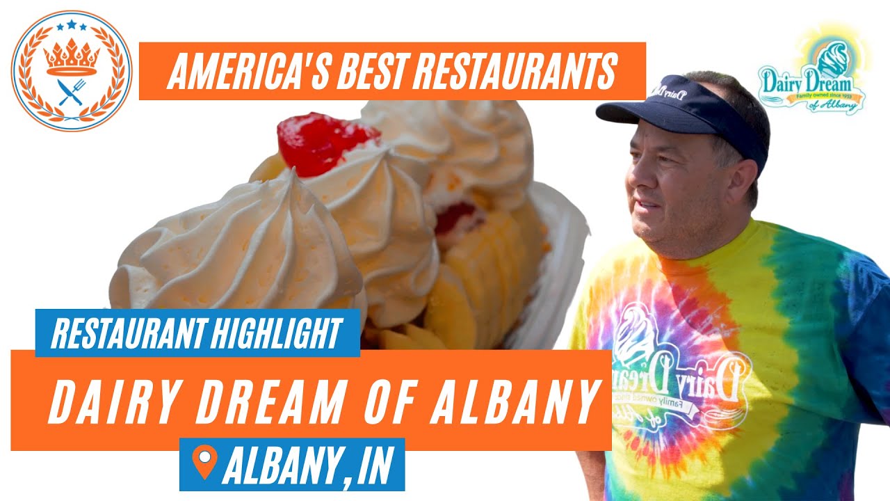 Tasting Cotton Candy Mountain Dew from Dairy Dream in Albany Indiana with America's Best Restaurants