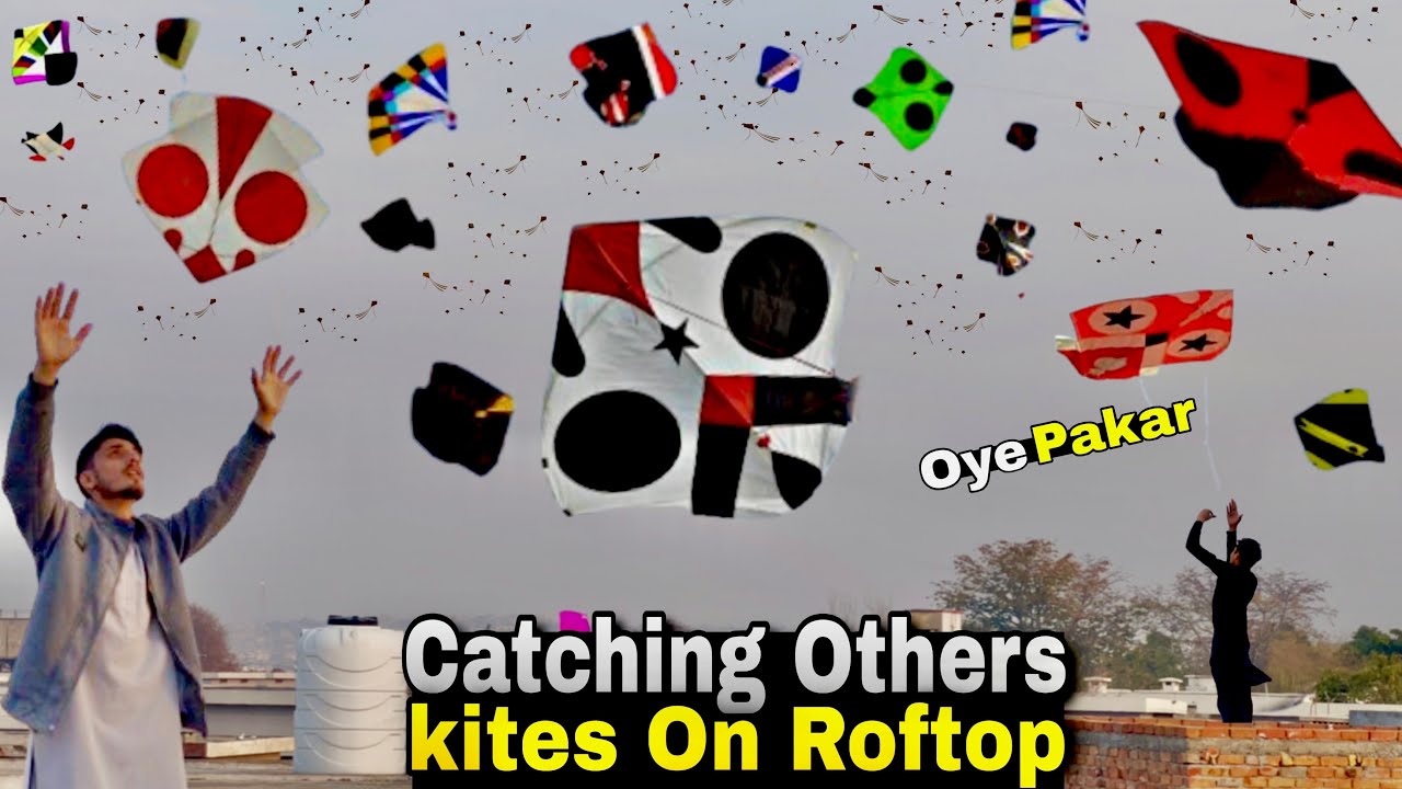 Looting Catching Kites From Roftop 🤩 Again Mini Basant Hogai😱 |Kite Flying Video 2026😃