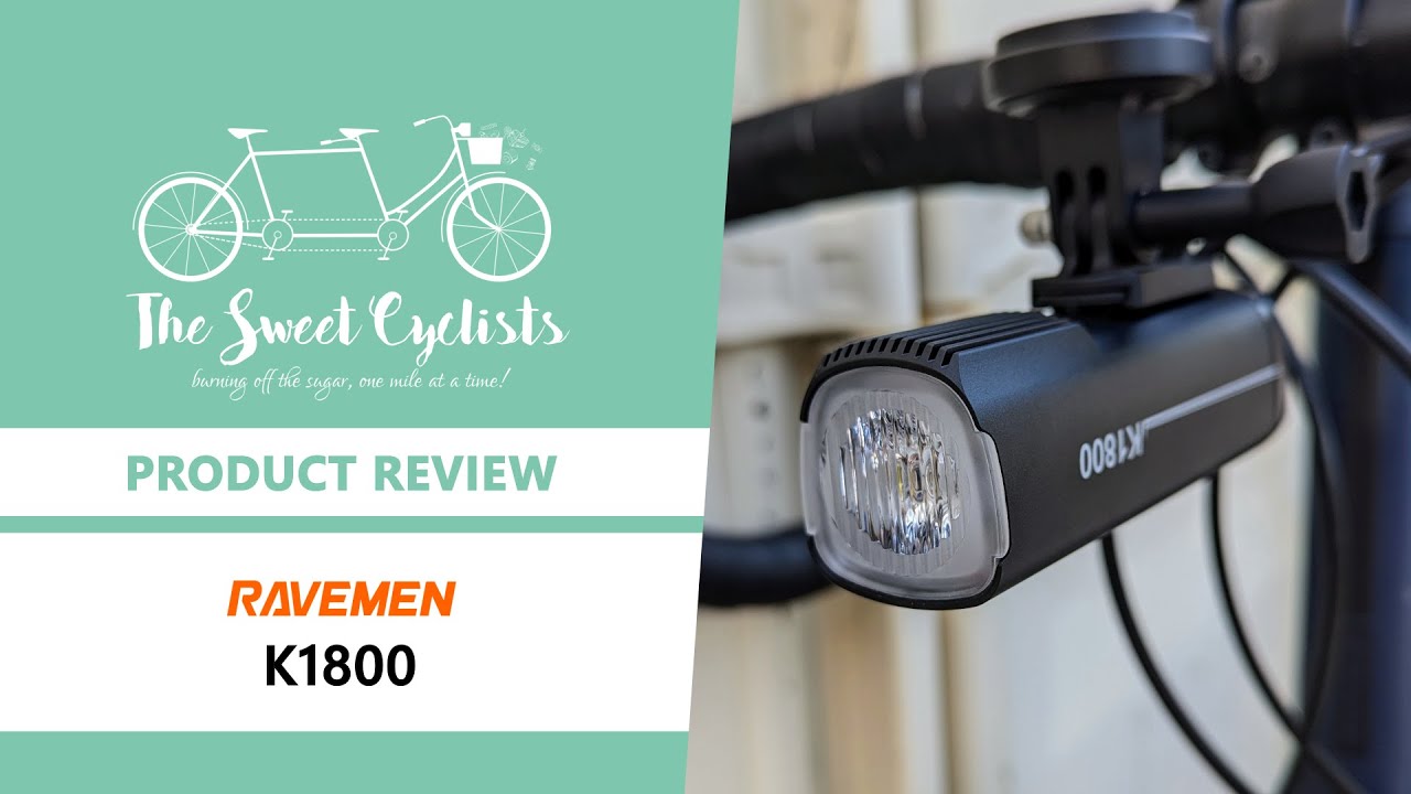 RAVEMEN K1800 Smart Bike Headlight Review - feat. USB-C + AI Algorithm + Wide Beam + Light Sensor