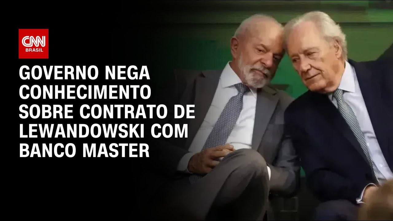 Governo diz que não sabia de contrato de Lewandowski com Banco Master | CNN PRIME TIME