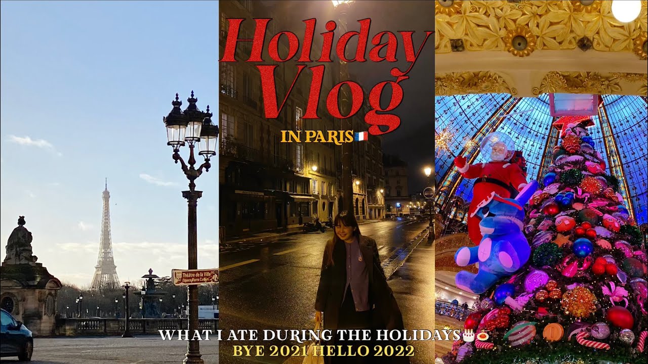 Eng)🇫🇷파리에서 보낸 2021 연말 vlog🥂하루확진자 23만명과 함께 합니다😶Hello2022 &bull;프랑스 유학생 일상vlog&bull;What I ate in Paris