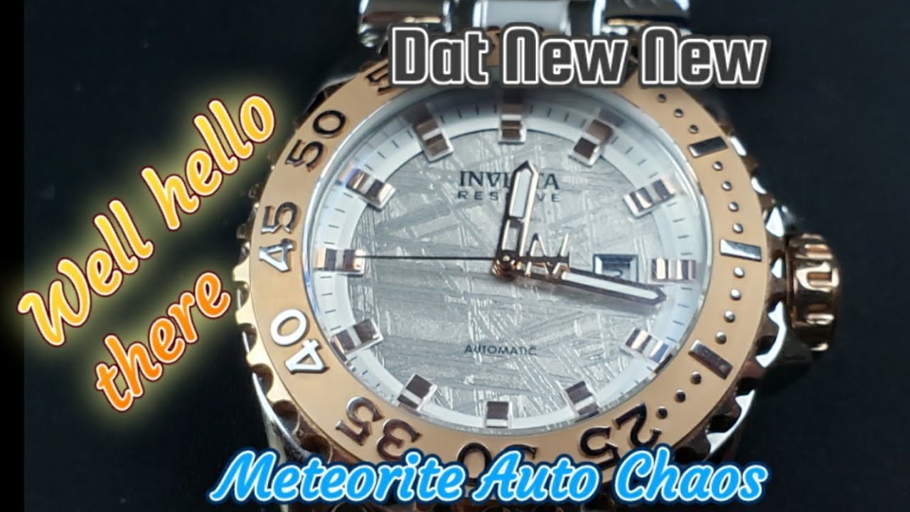 INVICTA RESERVE CHAOS AUTO R150 METEORITE DIAL 32051