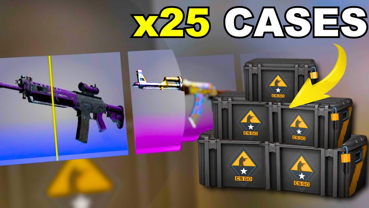 I opened 25 Weapon Cases and this happened... ($1500)
