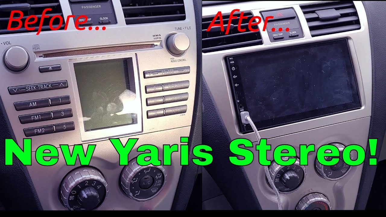 Я УСТАНОВИЛ АВТОМАГИСТРАЛИ С СЕНСОРНЫМ ЭКРАНОМ В СВОЙ YARIS 2008 ГОДА!