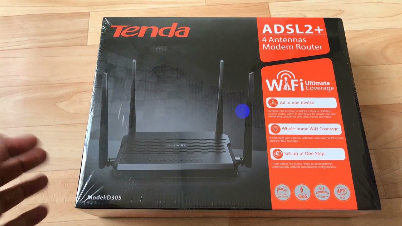 مراجعة مودم Tenda D305