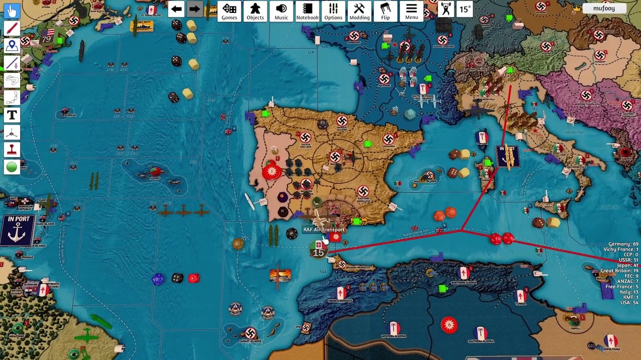 Operation Razzmatazz Italy T11 July '40