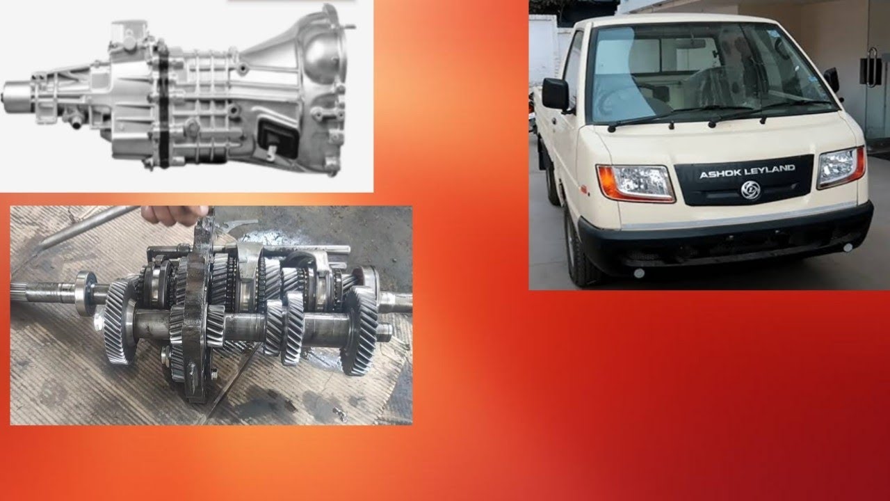 #ashok leyland #dost  full gearbox fitting