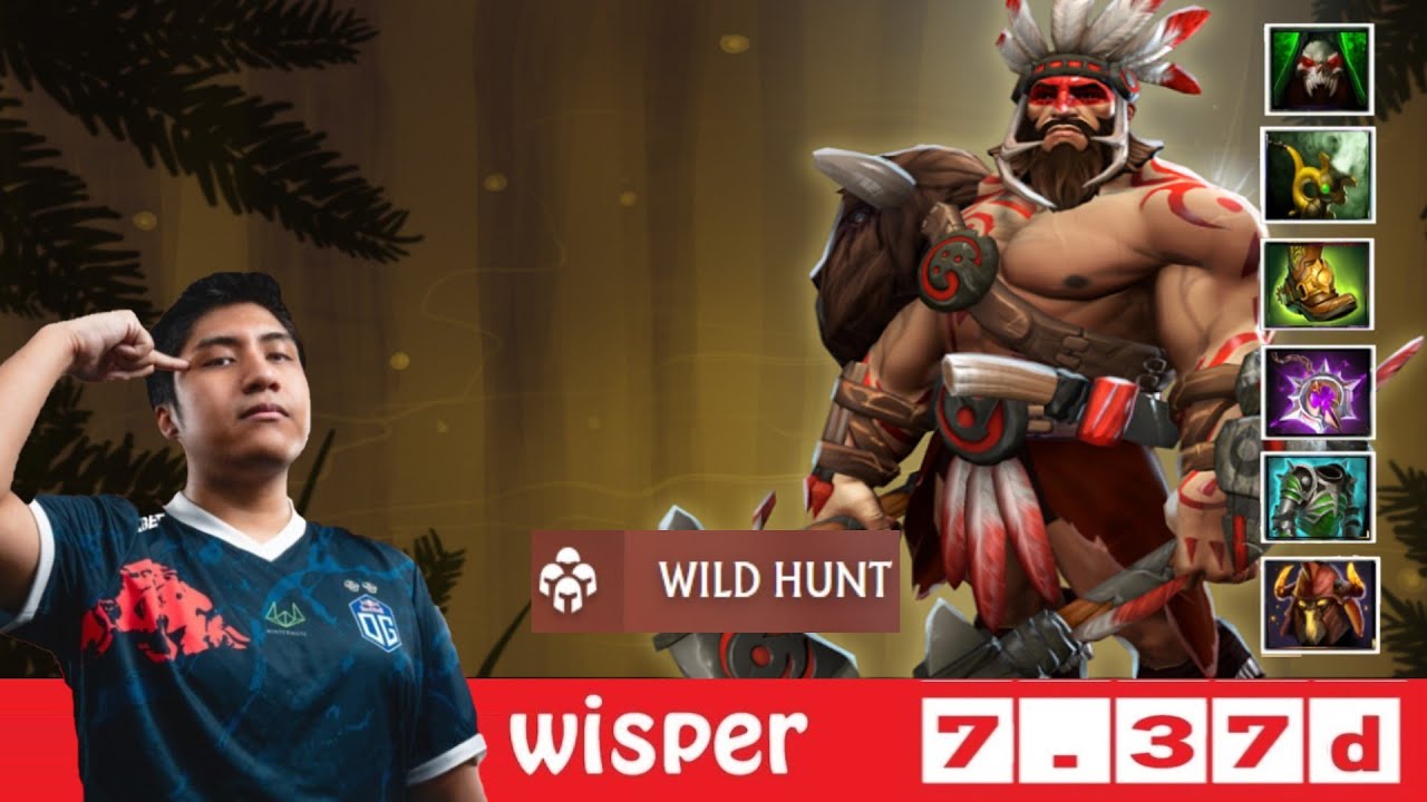 [DOTA 2] OG.Wisper the BEASTMASTER [OFFLANE] [7.37d] [2]