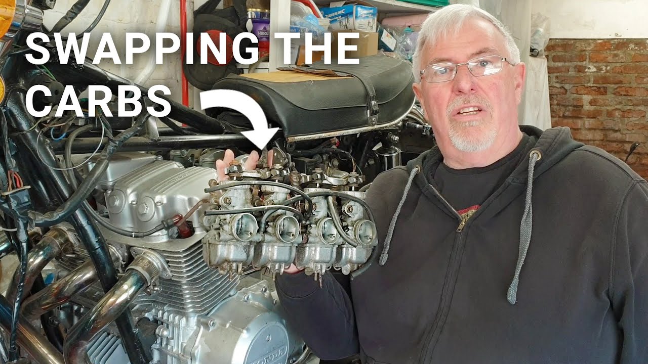 Swapping Carburetors CB750F to CB750K Keihin | Carb Clean & Rebuild | Honda Project | Part 17