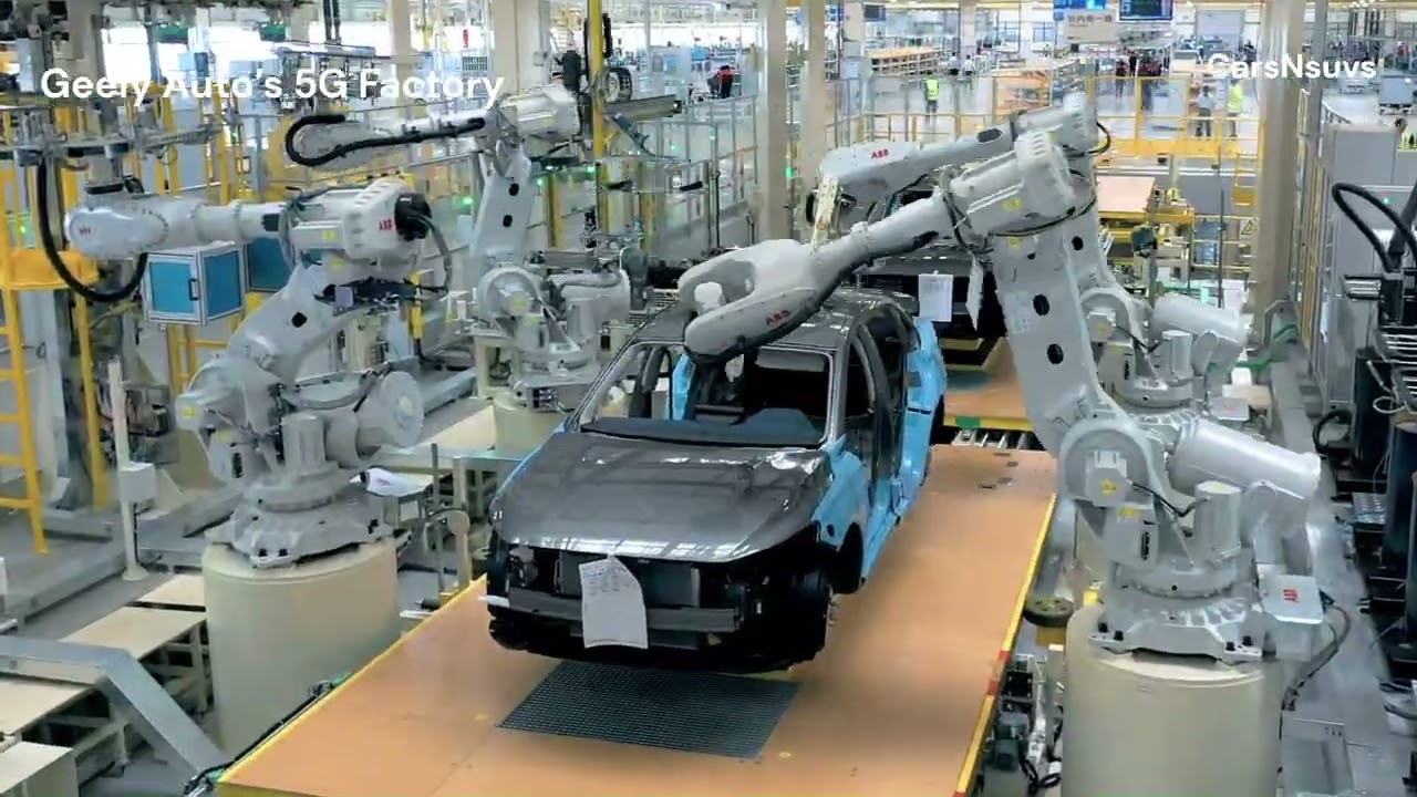 Chinese Automobile Plant - Geely Auto’s 5G Factory