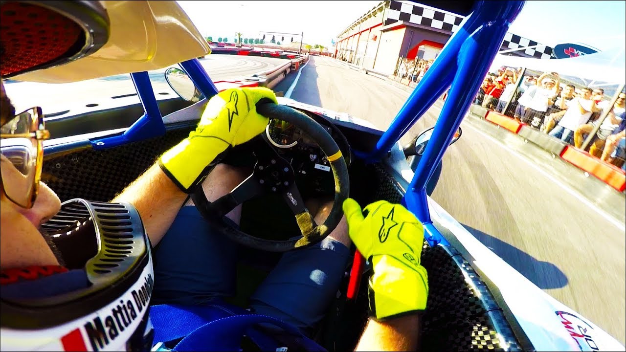 CRAZY 😱 HELMETCAM CROSS KART al VICENZA KART INDOOR
