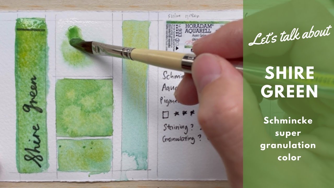 Давайте поговорим о Schmincke Shire Green