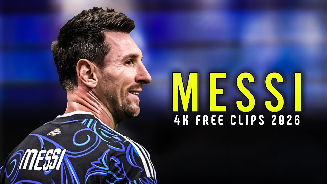 Lionel Messi Argentina 2026 🇦🇷 Free Clips &bull; 4K Scenepack