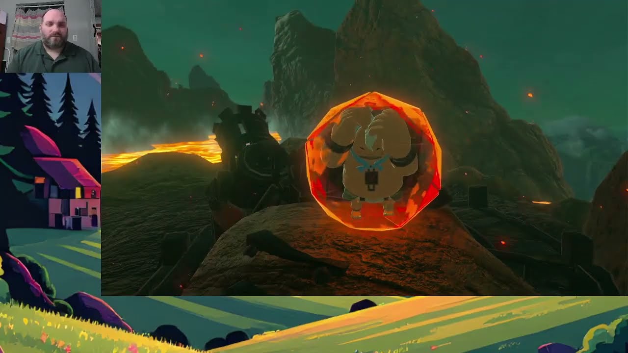 Zelda Breath of the Wild (День 9, Часть 1) Охота на Вах Руданию с Юнобо