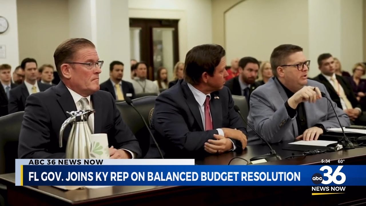 Florida Governor joins Kentucky Representative on balanced budget resolution