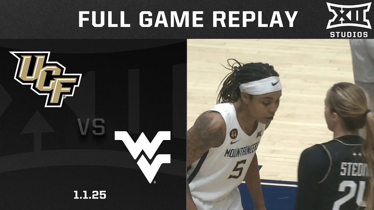 UCF vs. West Virginia (1.1.25) Full Game Replay | 2024-25 Big 12 Women's Basketball