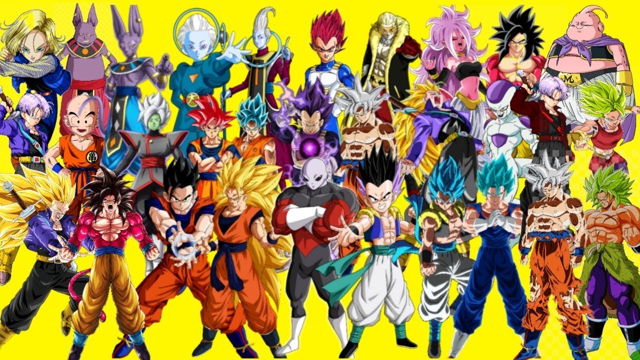 Stickman Warriors All Characters Comparing To Dragon Ball Legends #part2