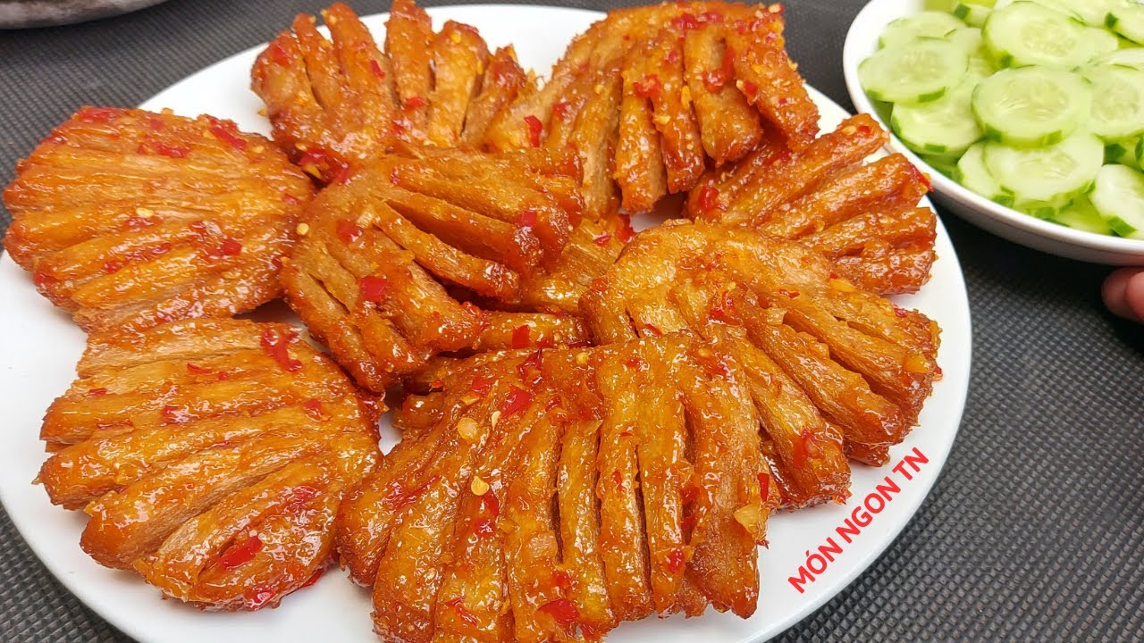 Làm Theo Cách Này Để Sườn Non Chay Chiên Sả Ớt giòn rụm qua 2 ngày vẫn giòn ngon